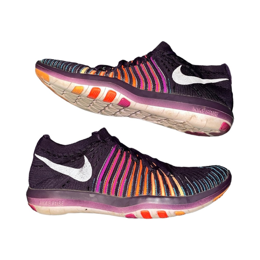 Nike Free Transfoam Flyknit Purple Women’s Running Shoes Size 8
